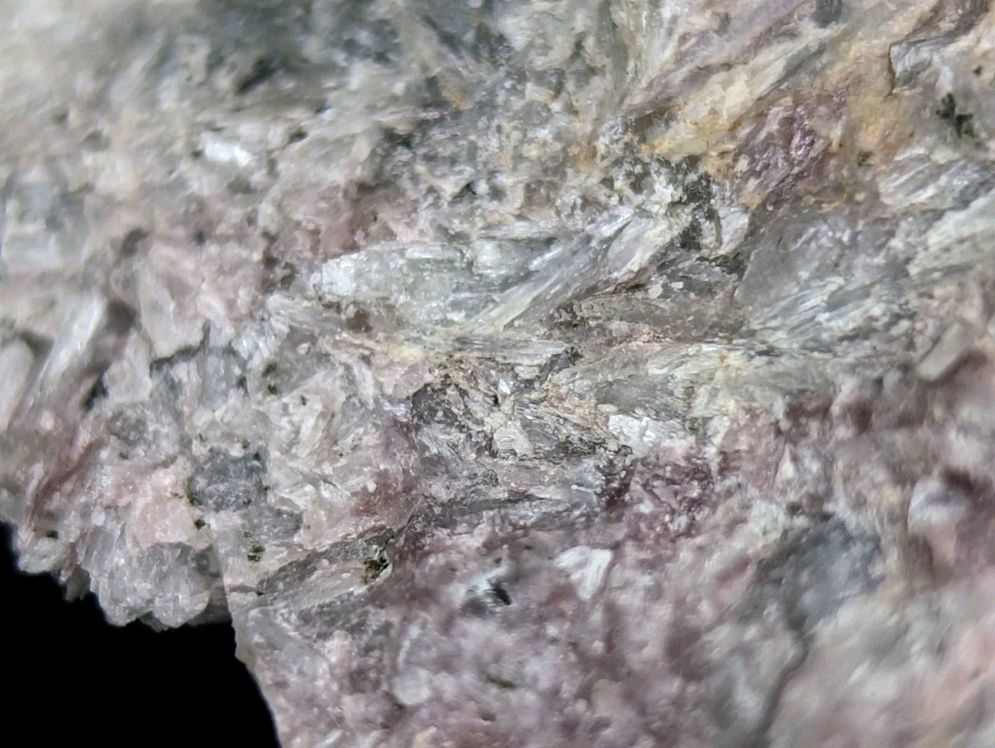 Very Rare Miserite + Wollastonite, Wilson Springs, Garland County, Arkansas, USA