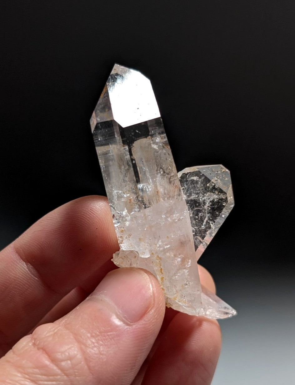A+ Quartz Crystal Oddity w/ "Heart", Double Terminated, Garland County, Arkansas