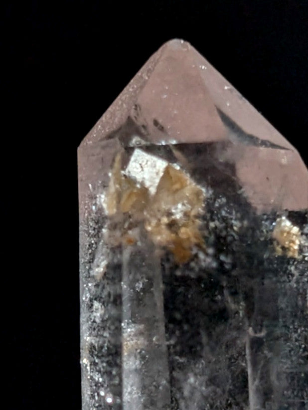 A+ RARE Quartz Crystal Point w/ Calcite inclusions, Montgomery County, Arkansas