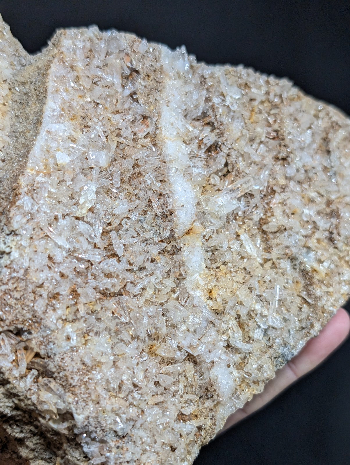 Large Faden Quartz Crystal Cluster, Old Stock, Montgomery County, Arkansas, ooak