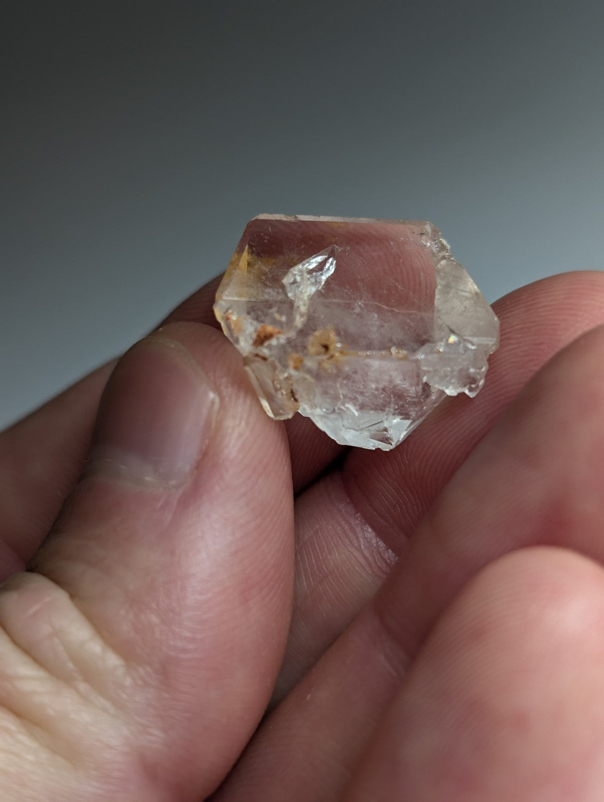 Unique Quartz Crystal Point w/ DT form, Garland County, Arkansas, USA