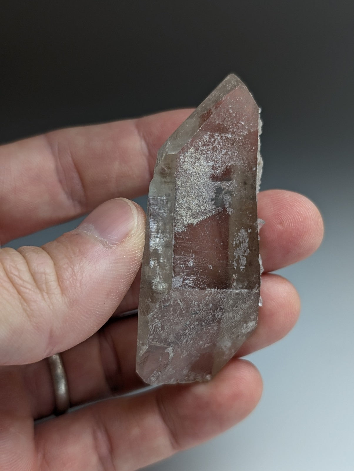 Natural Smoky Quartz Crystal w/ Very unique inclusions, Garland County, Arkansas