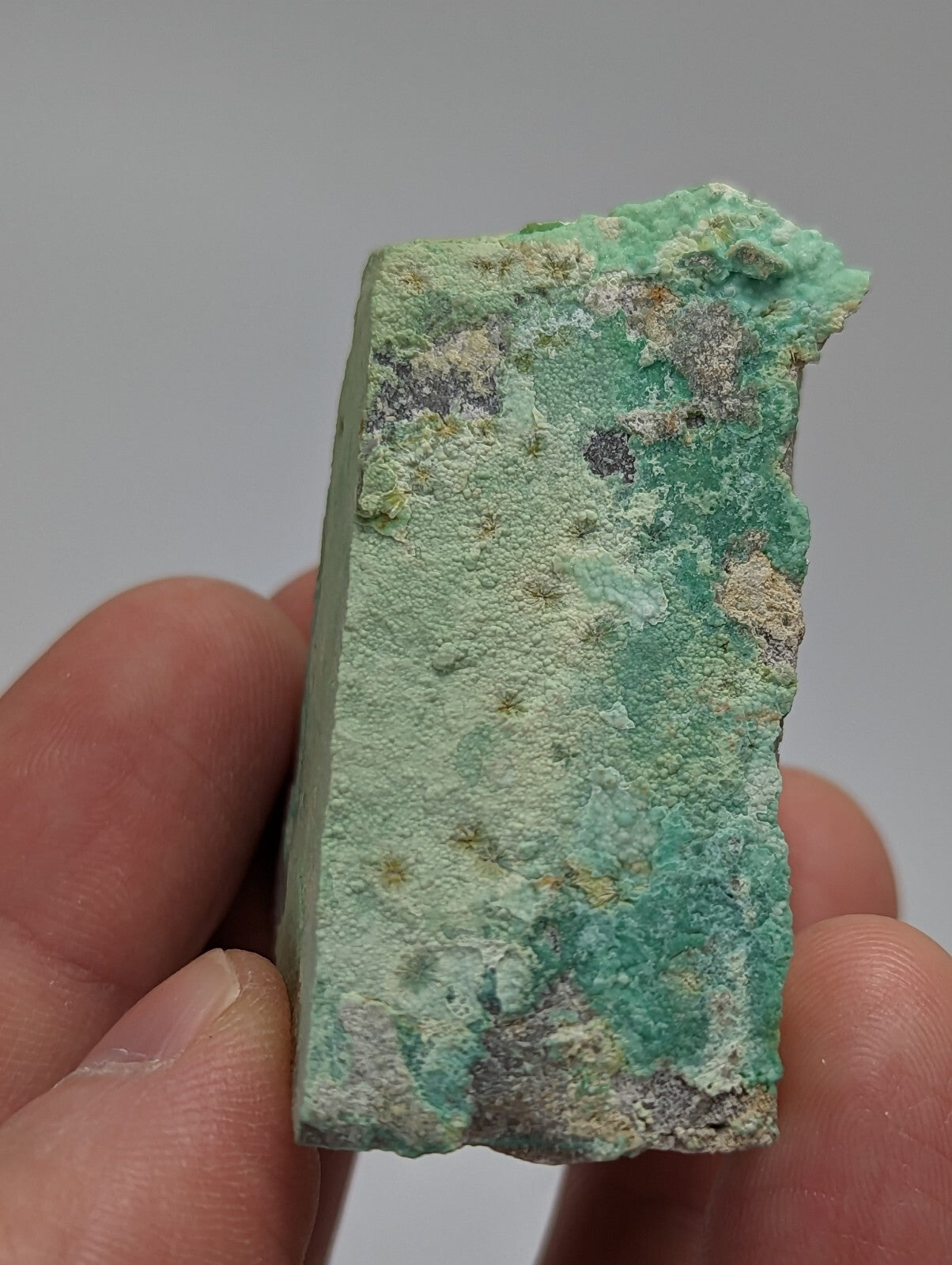 Rare Wavellite Smile Face on Variscite - Old Stock - Garland County, Arkansas