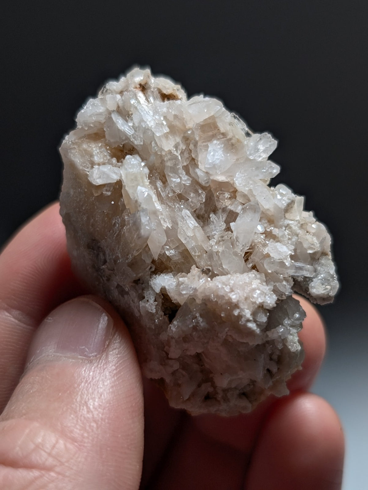 Solution Quartz Crystal Cluster, Saline County, Arkansas, USA, Old Stock
