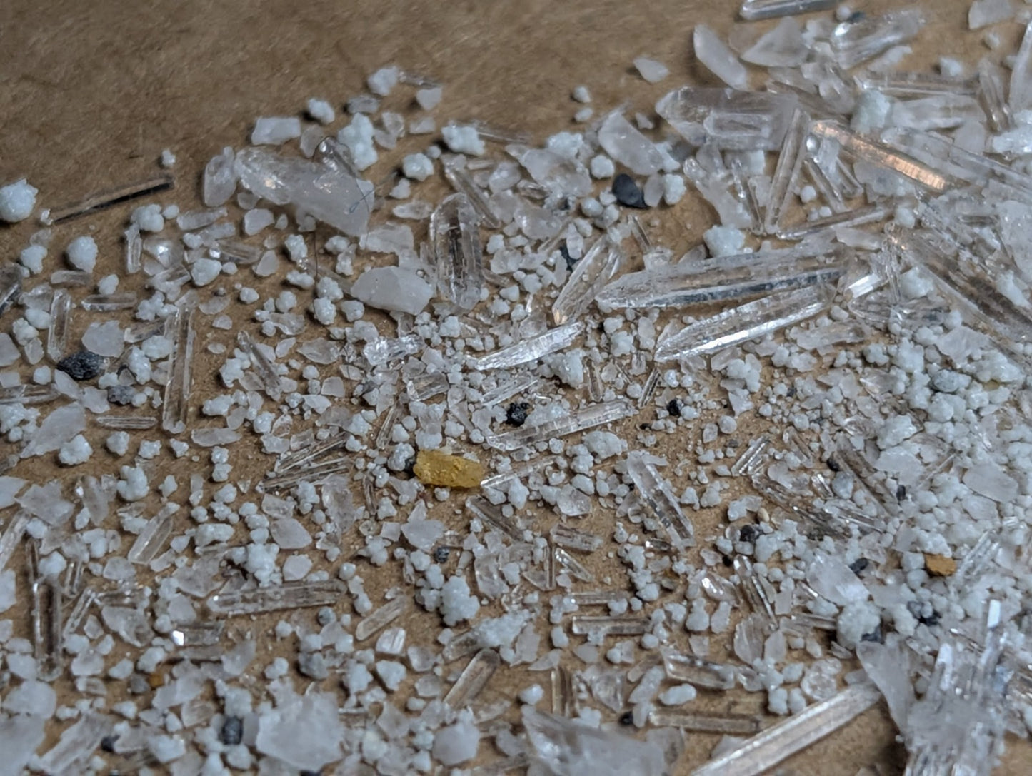 7+ grams of Solution Quartz Crystal Points + Cookeite, Jeffrey Quarry, Arkansas