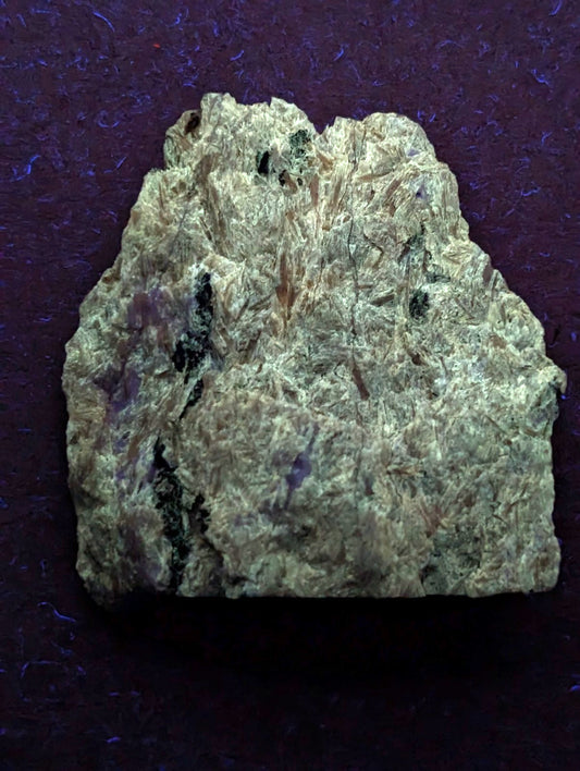 Very Rare Miserite + Wollastonite, Wilson Springs, Garland County, Arkansas, USA