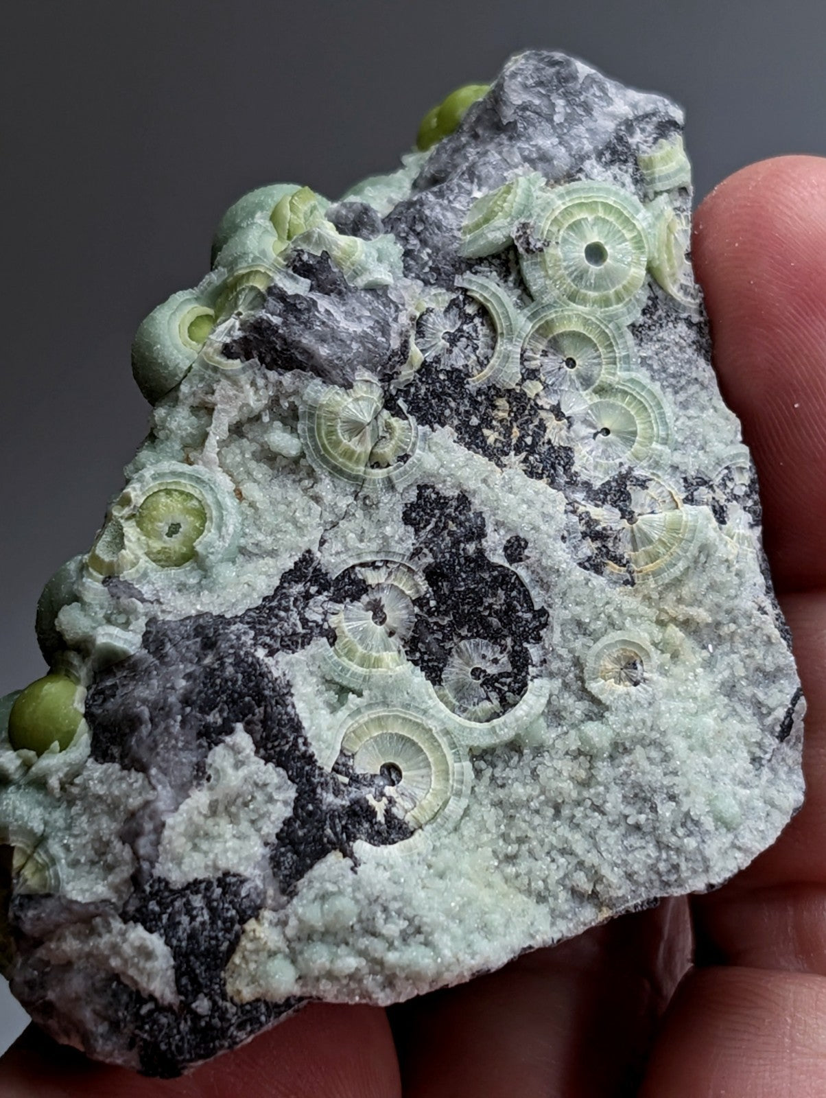 A+ Green Wavellite - Fantastic Old Stock - Mauldin Mountain, Arkansas, USA