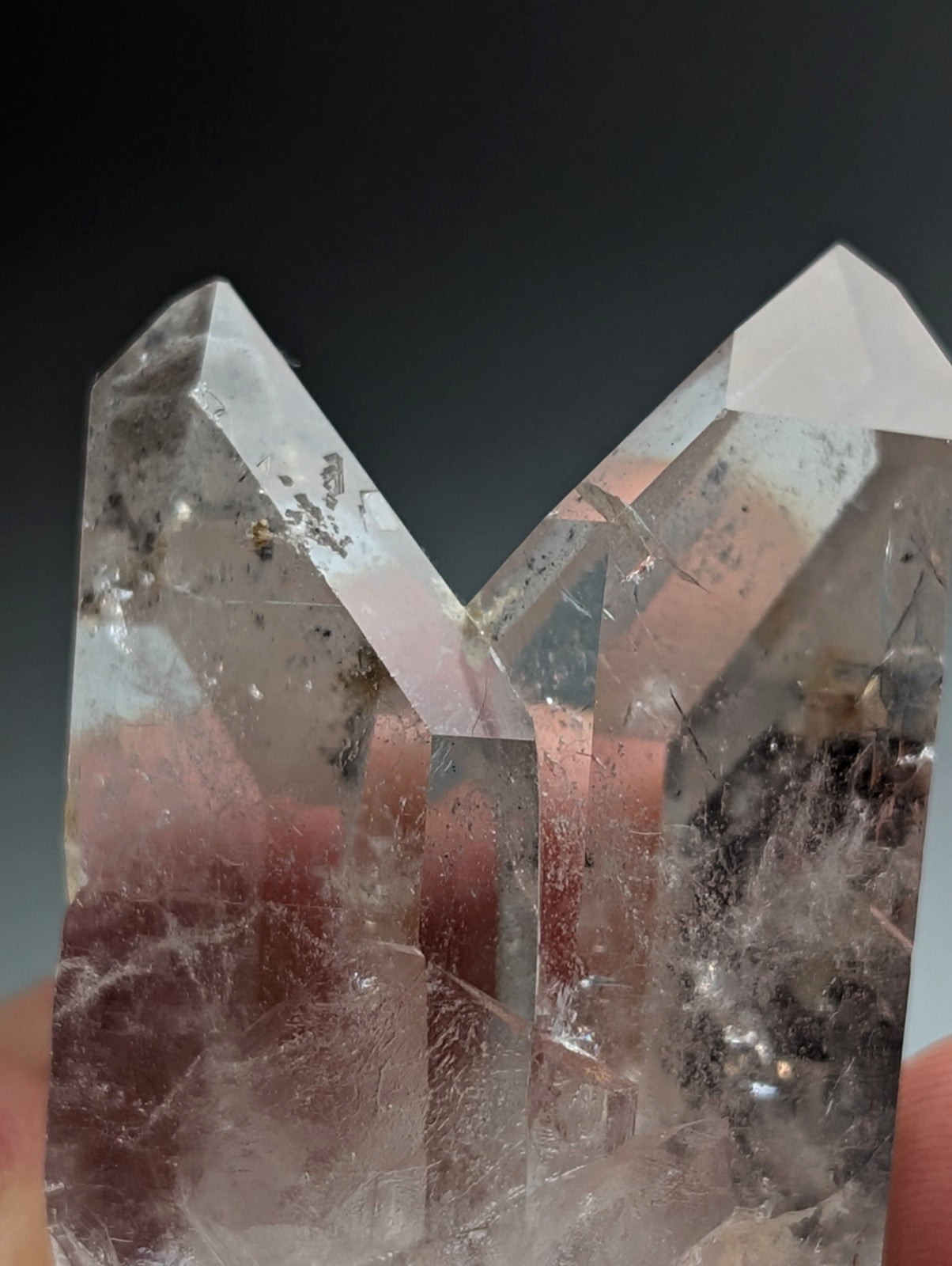 VERY Unique Phantom Quartz Crystal Points, Garland County, Arkansas, USA, A++