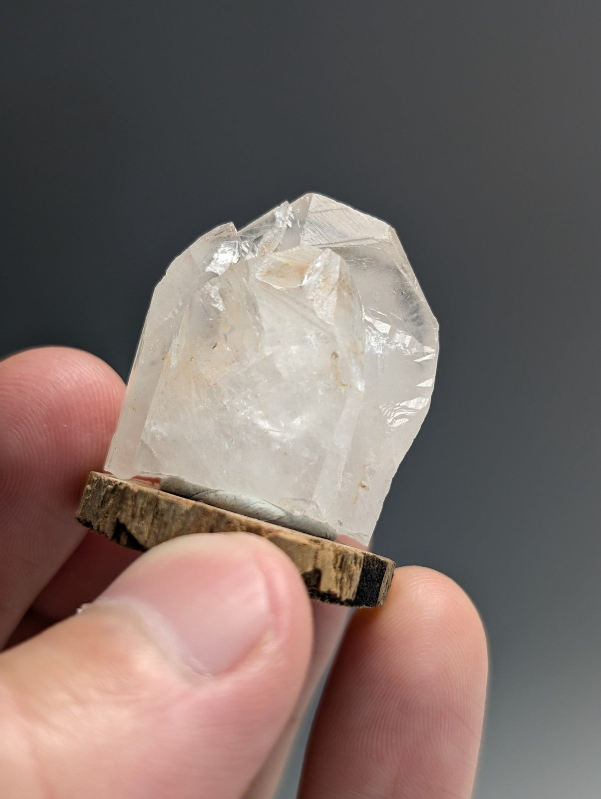 Growth Interference Quartz Crystal - Montgomery County, Arkansas, ooak, Unique