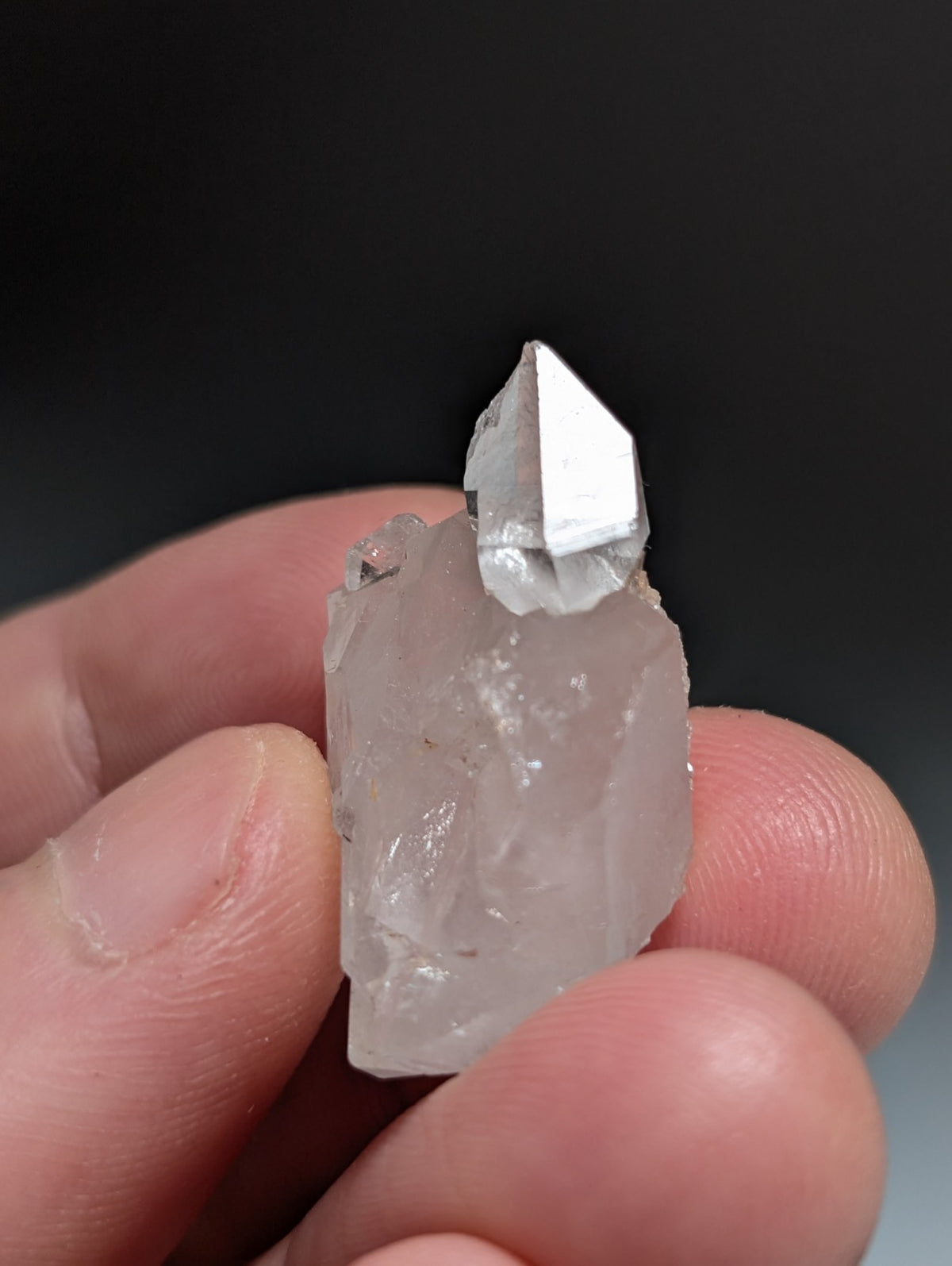 Unique Quartz Crystal Point, Garland County, Arkansas, Double Terminated