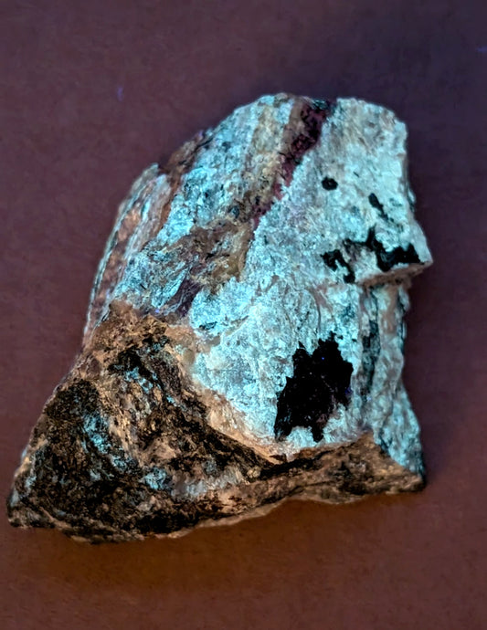 Very Rare Miserite + Wollastonite, Wilson Springs, Garland County, Arkansas, USA