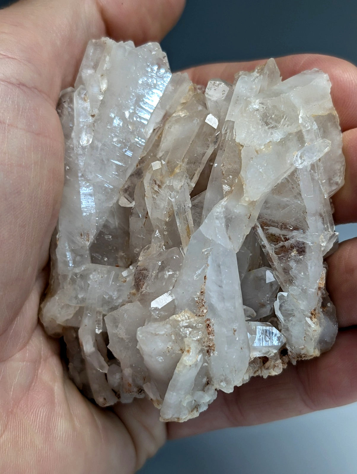 Unique Faden Quartz Crystal Cluster, Montgomery County, Arkansas, USA, A+