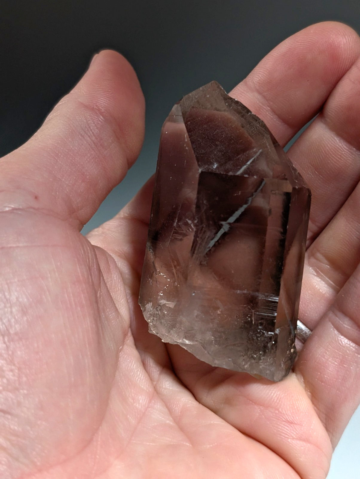 Natural Smoky Quartz Crystal w/Very unique inclusions, Garland Co. Arkansas RARE