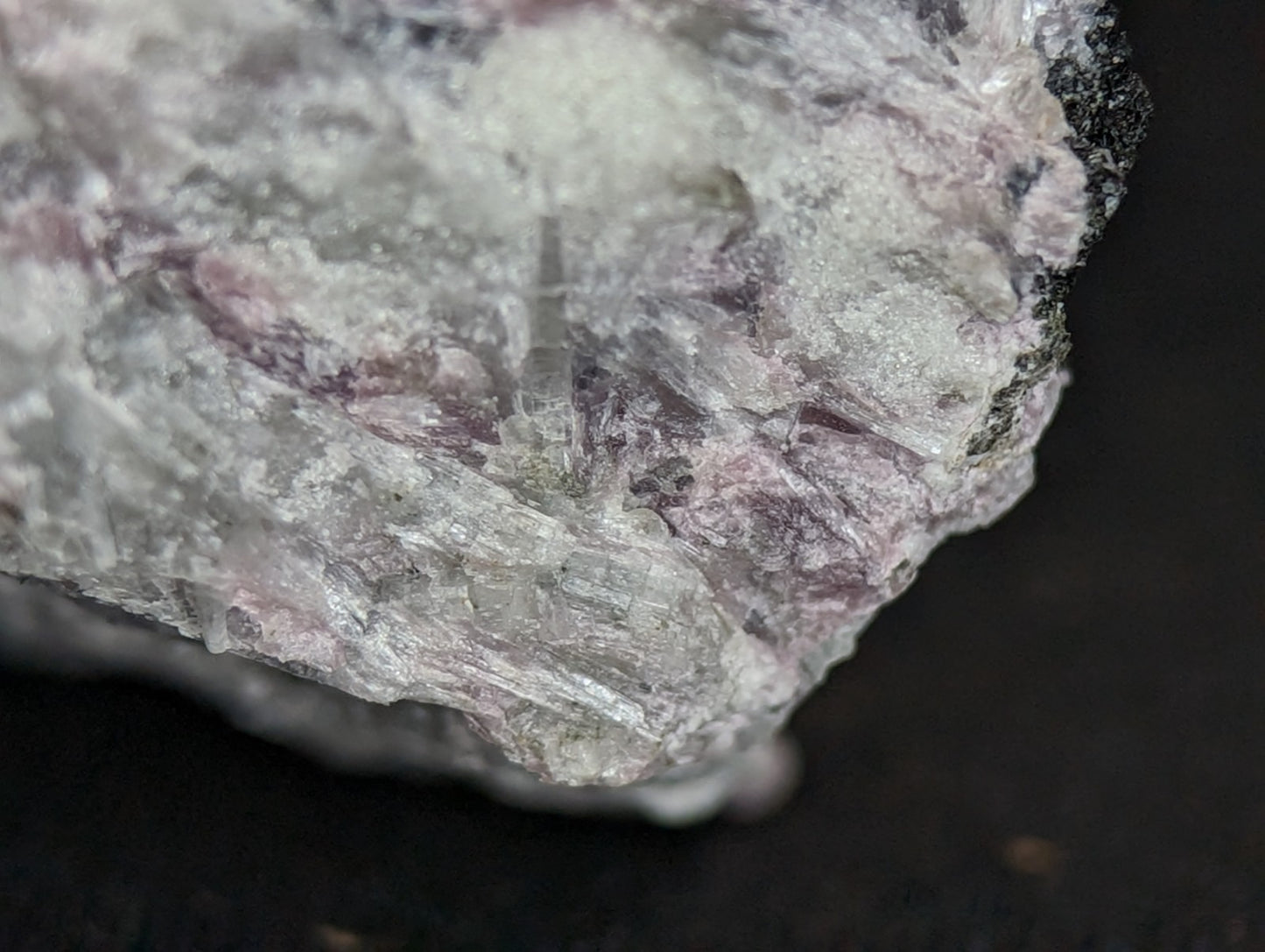 Very Rare Miserite + Wollastonite, Wilson Springs, Garland County, Arkansas, USA