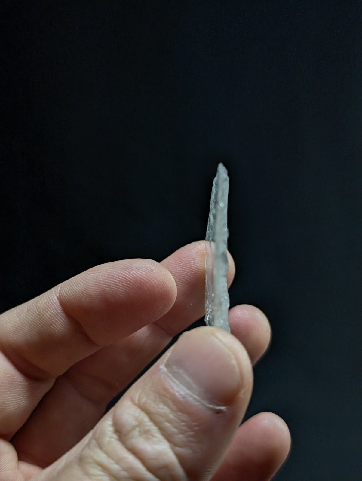 Faden Sheet Quartz Crystal Point, Old Stock, Garland County, Arkansas