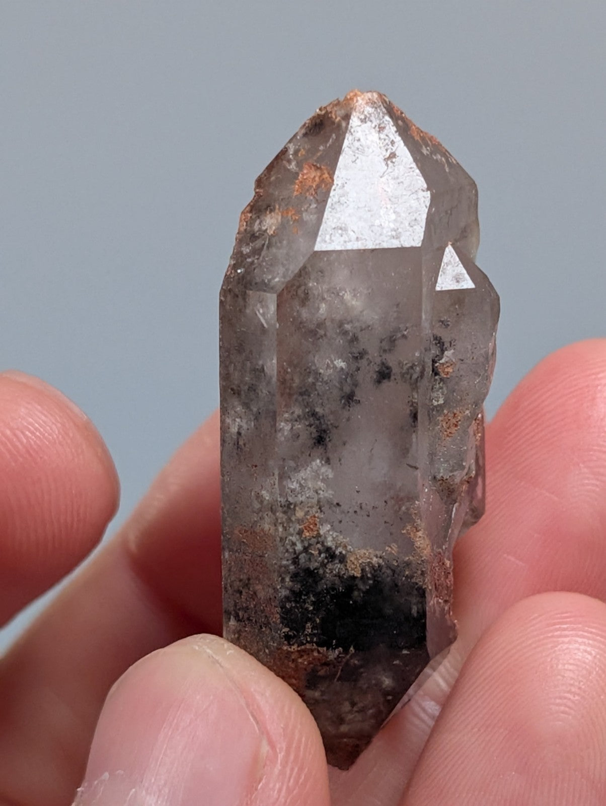 Phantom Quartz, Unique Old Stock, Montgomery County, Arkansas, Double Terminated