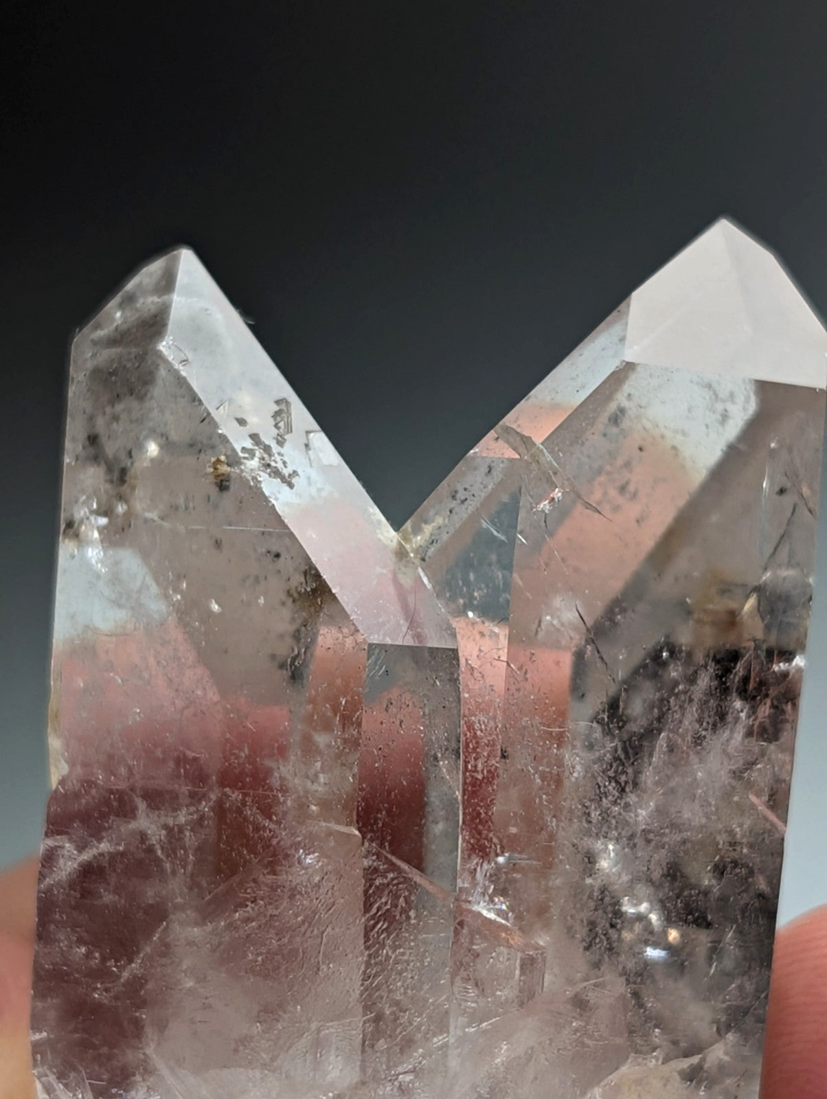 VERY Unique Phantom Quartz Crystal Points, Garland County, Arkansas, USA, A++