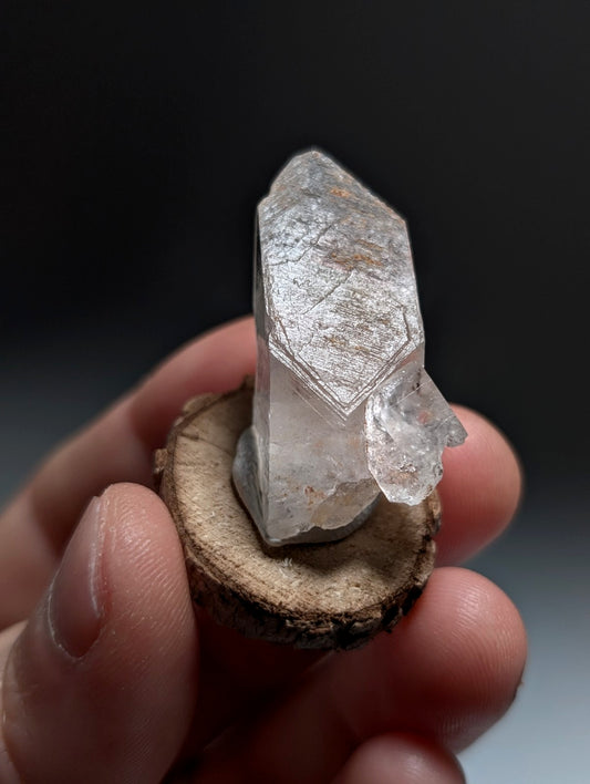 Growth Interference Quartz Crystal - Montgomery County, Arkansas, ooak, Unique