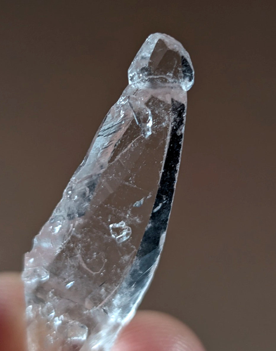 "Reverse Scepter" Quartz Crystal Point, Unique!, Garland County, Arkansas, USA