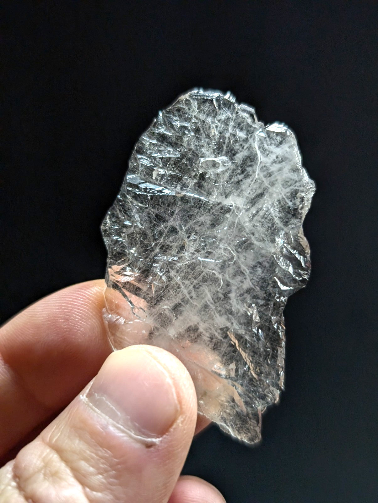 Faden Sheet Quartz Crystal Point, Old Stock, Garland County, Arkansas