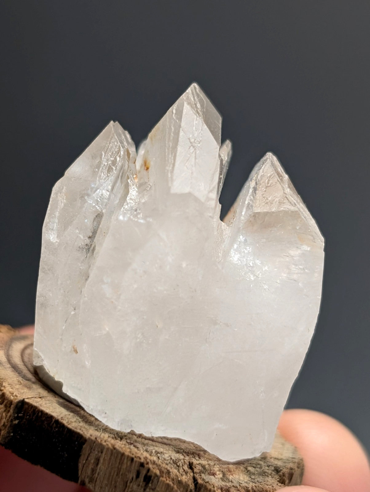 Growth Interference Quartz Crystal - Montgomery County, Arkansas, ooak, Unique
