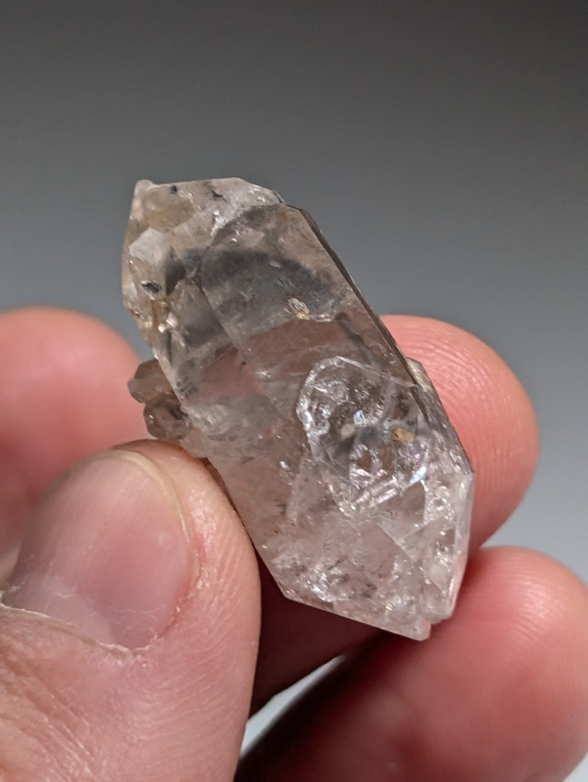 Phantom Quartz Crystal Point, Double Terminated, Garland County, Arkansas, USA