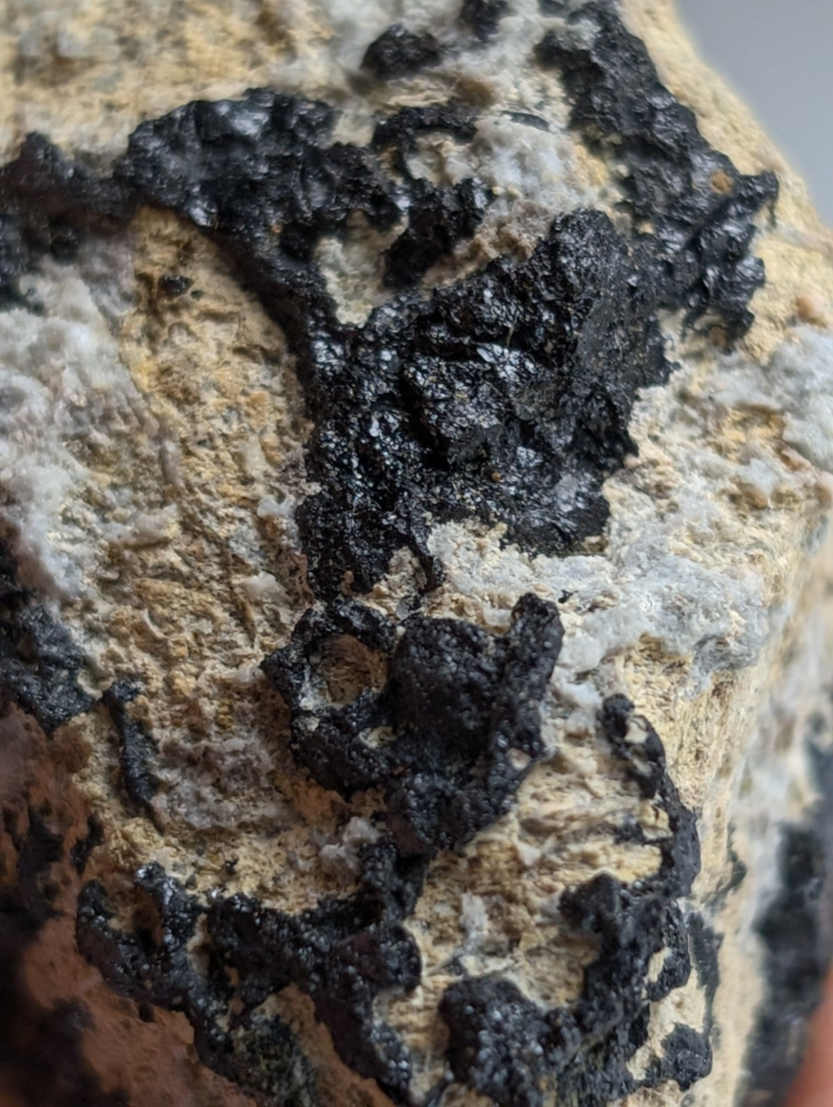 Garnet on Syenite matrix, Magnet Cove, Hot Spring County, Arkansas, Old Stock