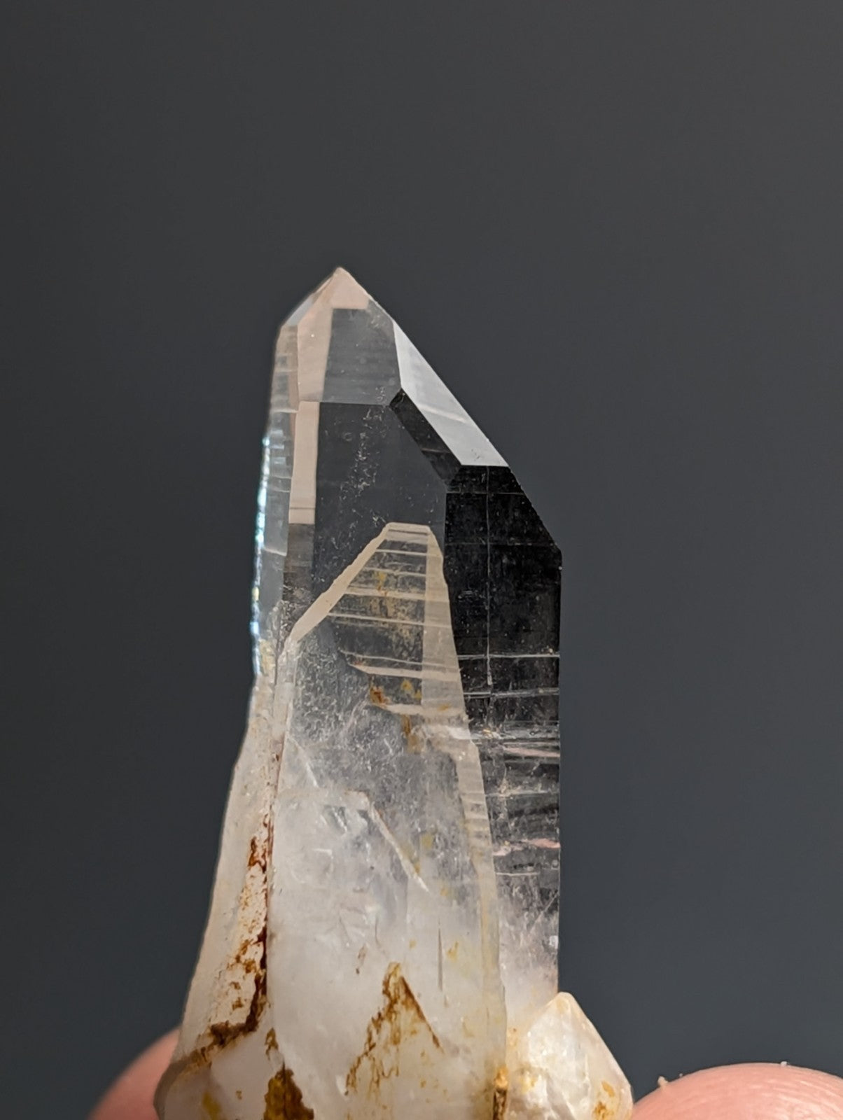VERY Unique Quartz Crystal Point, Old Stock, Montgomery County, Arkansas, USA