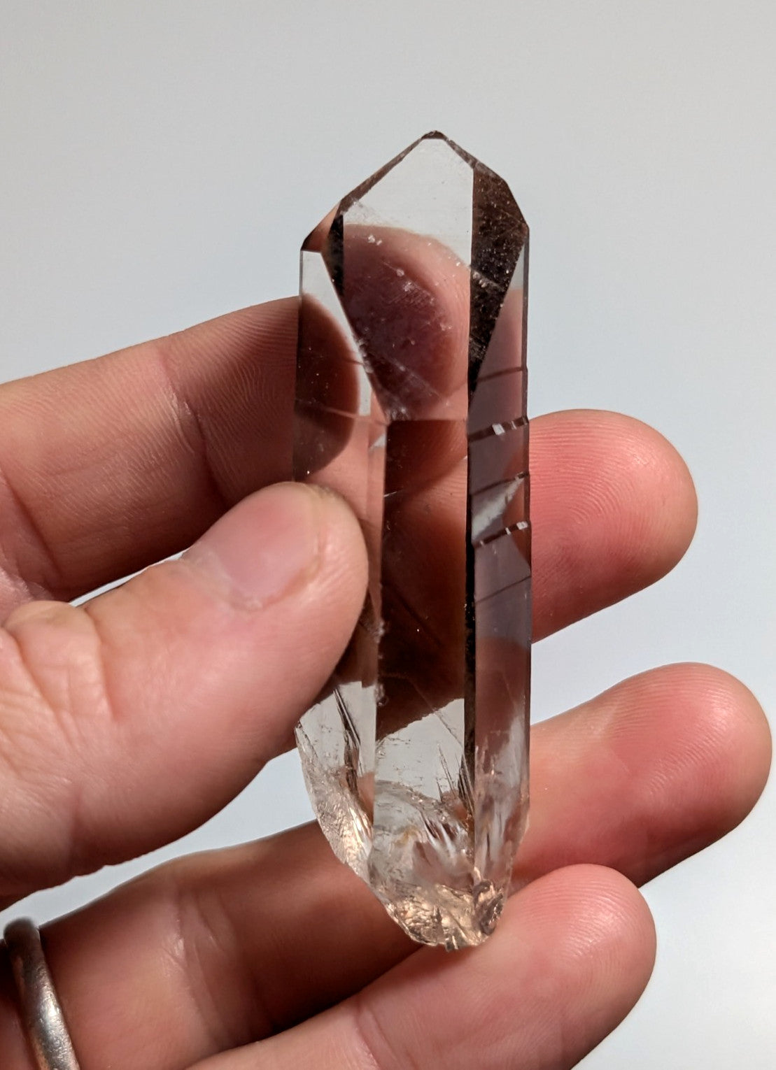 Natural Smoky Quartz Crystal w/ Very unique inclusions, Garland County, Arkansas