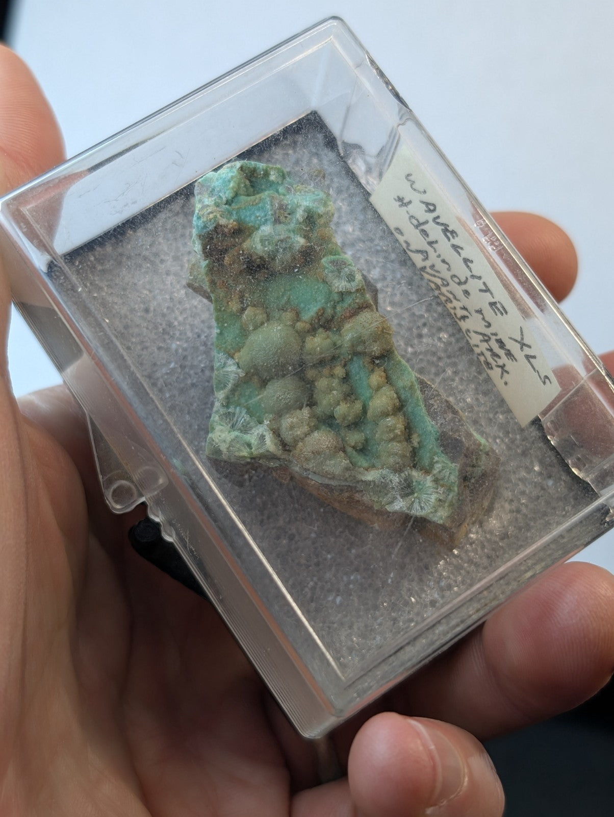 A+ Wavellite on Variscite - 1960s Old Stock - Garland County, Arkansas - RARE!!