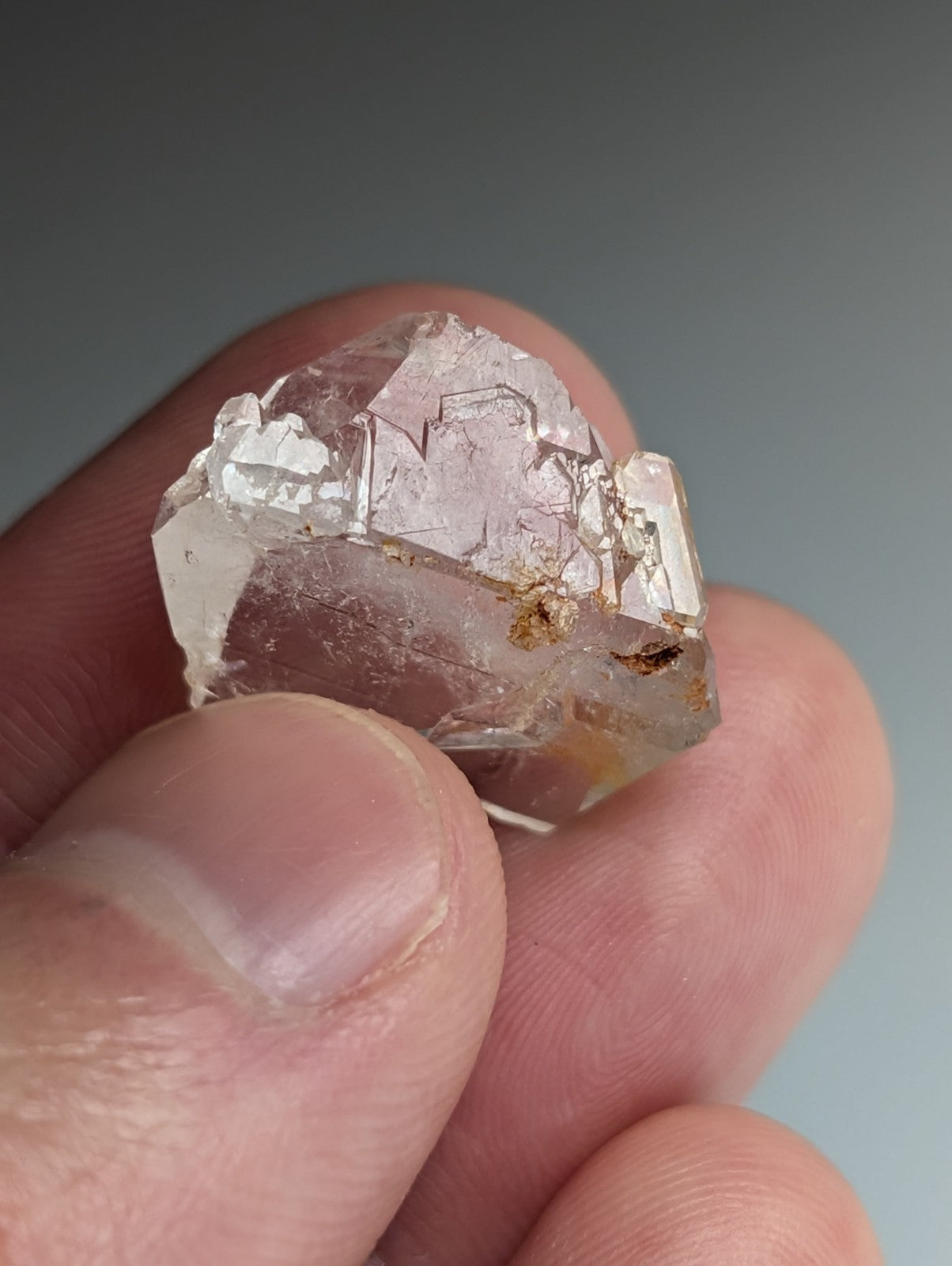 Unique Quartz Crystal Point w/ DT form, Garland County, Arkansas, USA