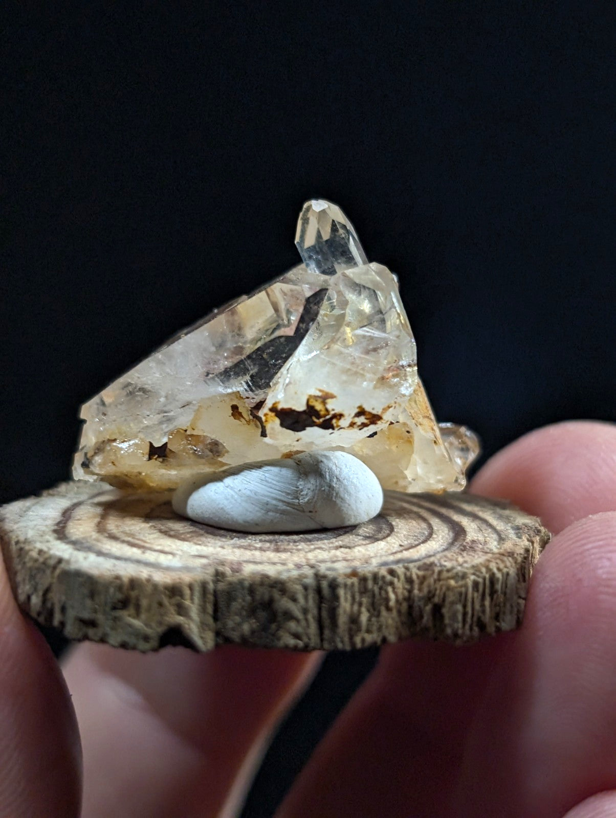 A+ Unique Quartz Crystal Cluster, Montgomery County, Arkansas, w/ base