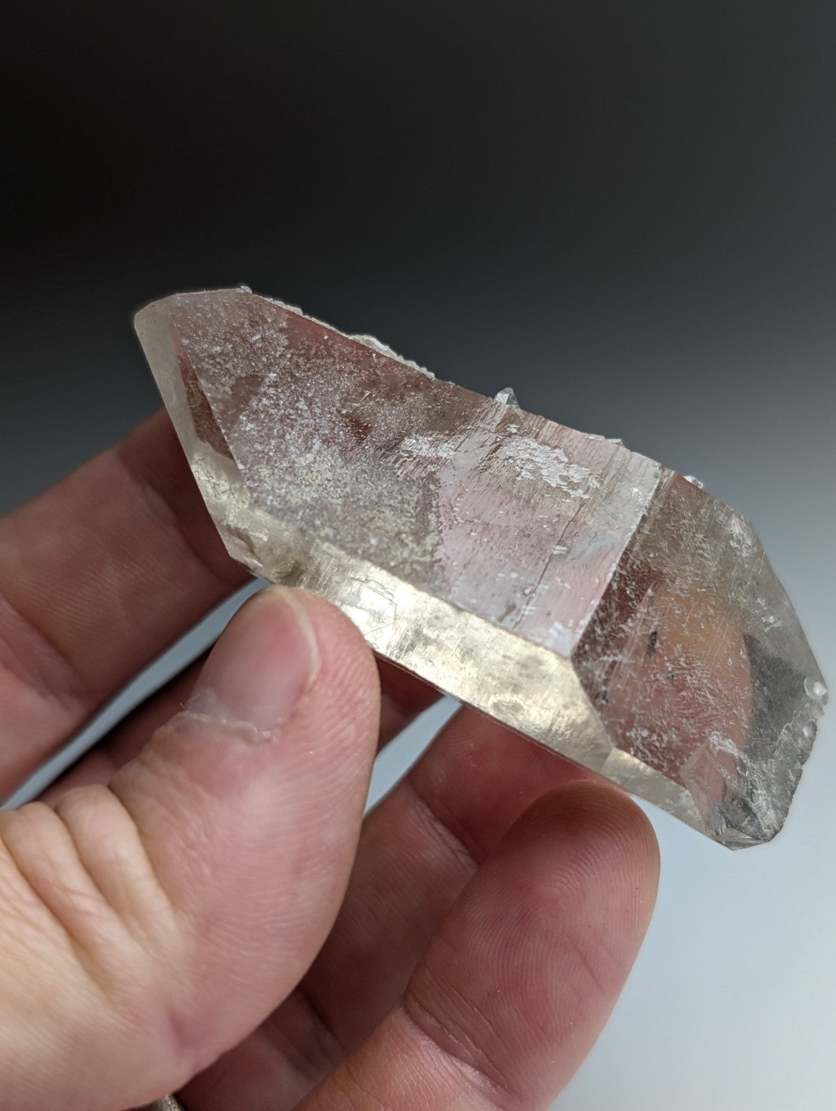 Natural Smoky Quartz Crystal w/ Very unique inclusions, Garland County, Arkansas