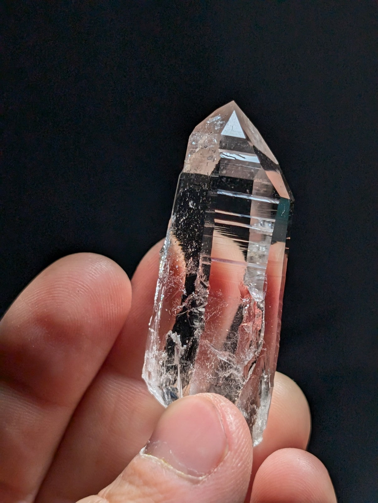 A+++ "Lemurian" Quartz Crystal Point, Garland County, Arkansas, USA, A+