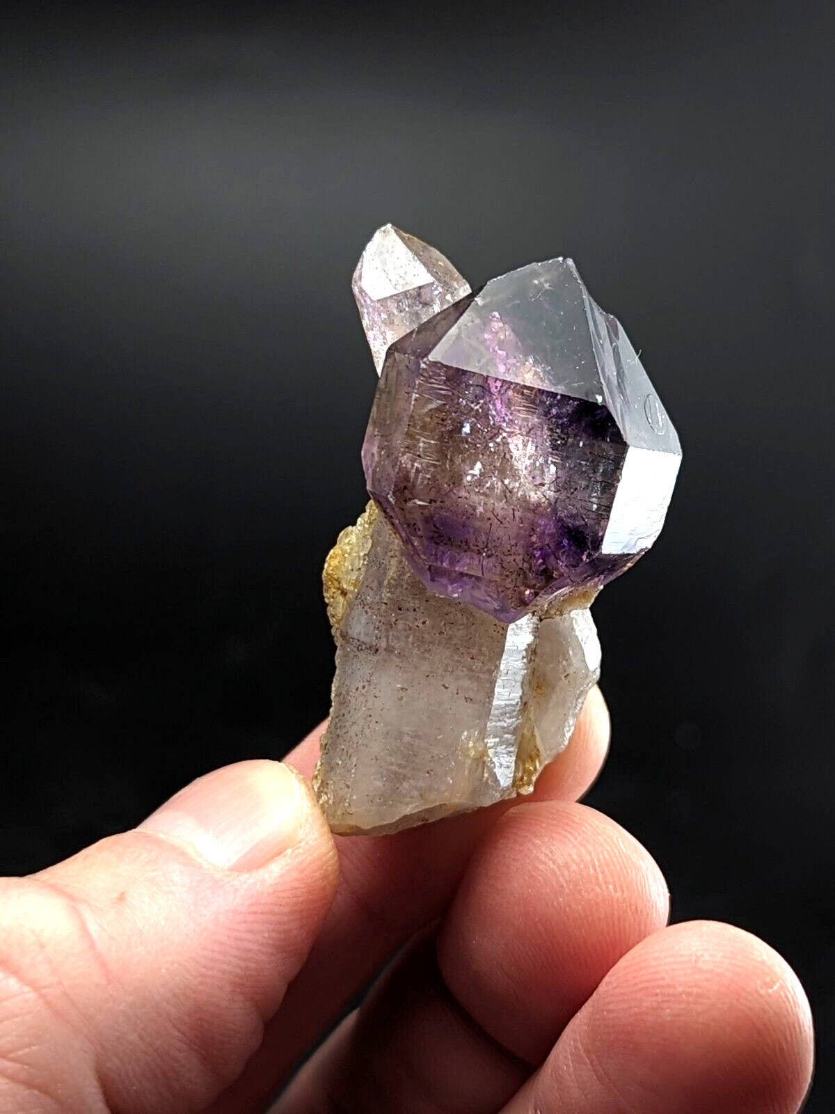 A Very Unique Shangaan Amethyst Scepter Crystal from Chibuku Zimbabwe