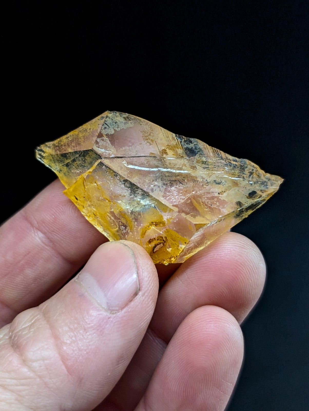 Unique Etched Quartz Crystal Point, Old Stock, Garland County, Arkansas