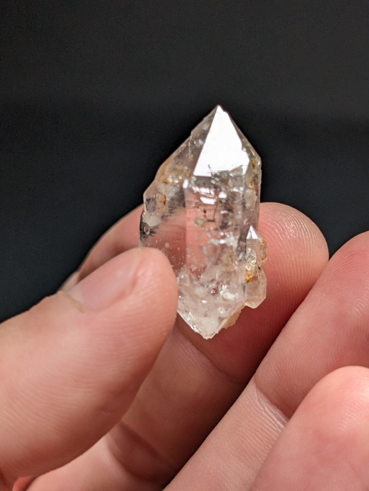 Set of 4 Arkansas Quartz Crystals, Garland County, Unique & OOAK