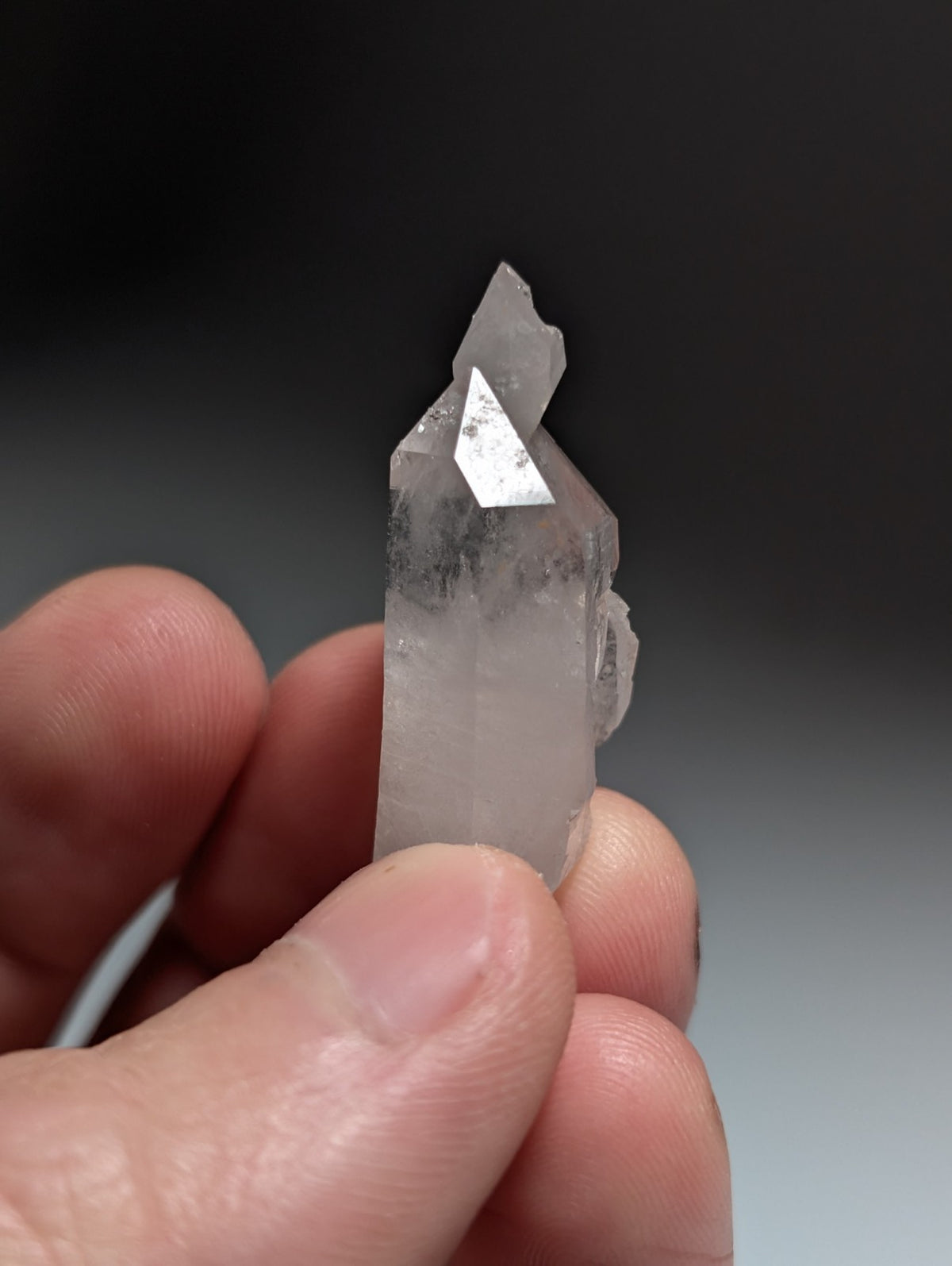 VERY Unique Quartz Crystal Point, Garland County, Arkansas, Double Terminated
