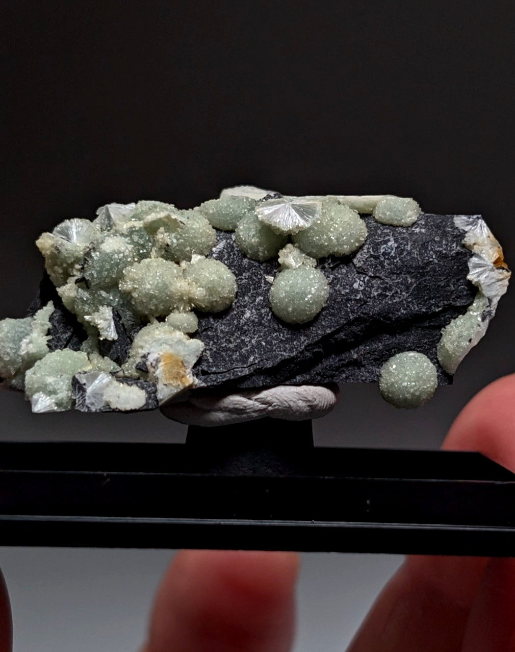 UV Reactive Wavellite - Fantastic Old Stock - Mauldin Mountain, Arkansas, Rare