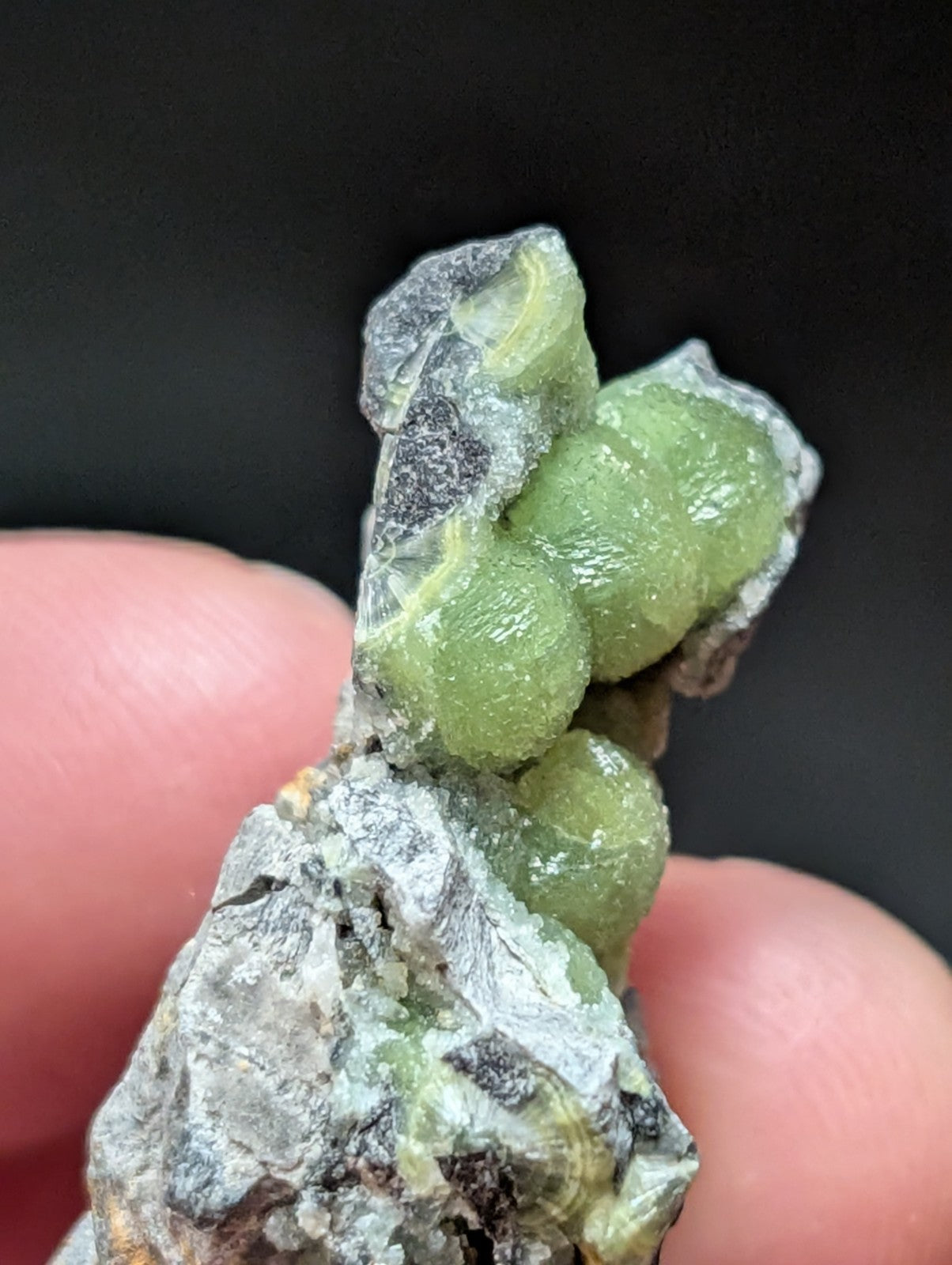 Green Wavellite , Mauldin Mountain, Montgomery County, Arkansas, USA
