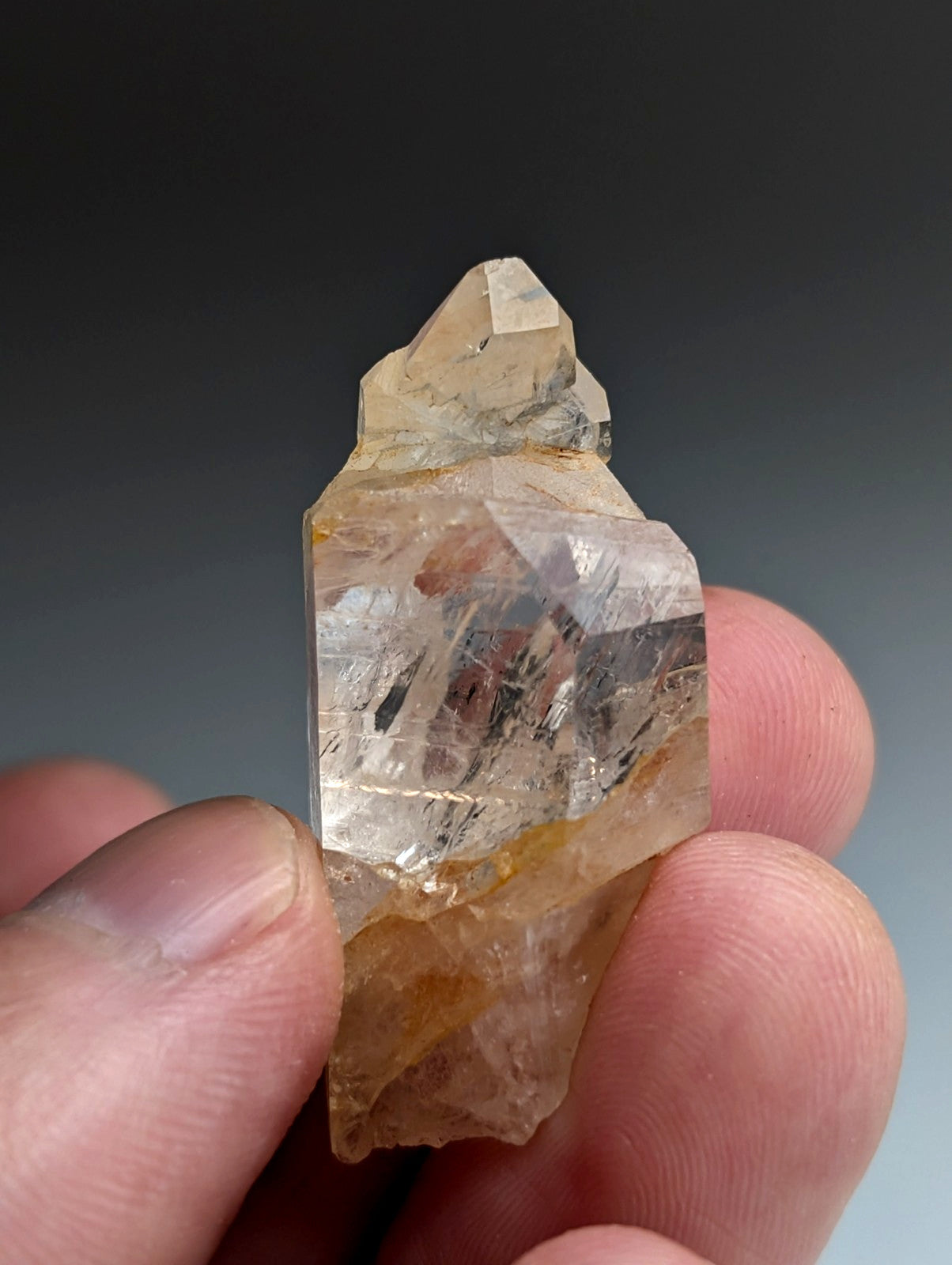 VERY Unique Quartz Crystal Point, Old Stock, Montgomery County, Arkansas, USA