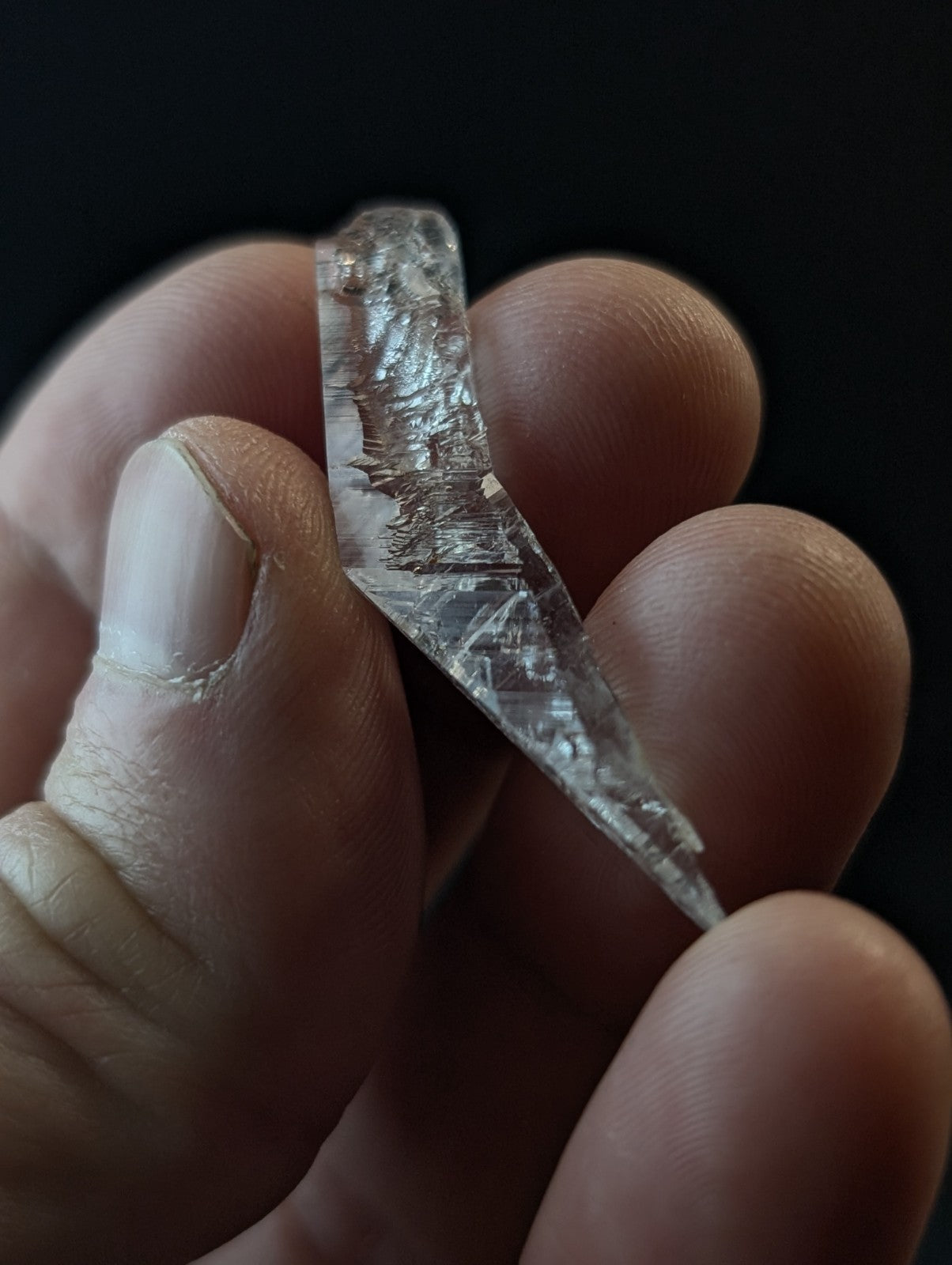 VERY Unique Optical Etched Quartz Crystal, Garland County, Arkansas, USA, A+