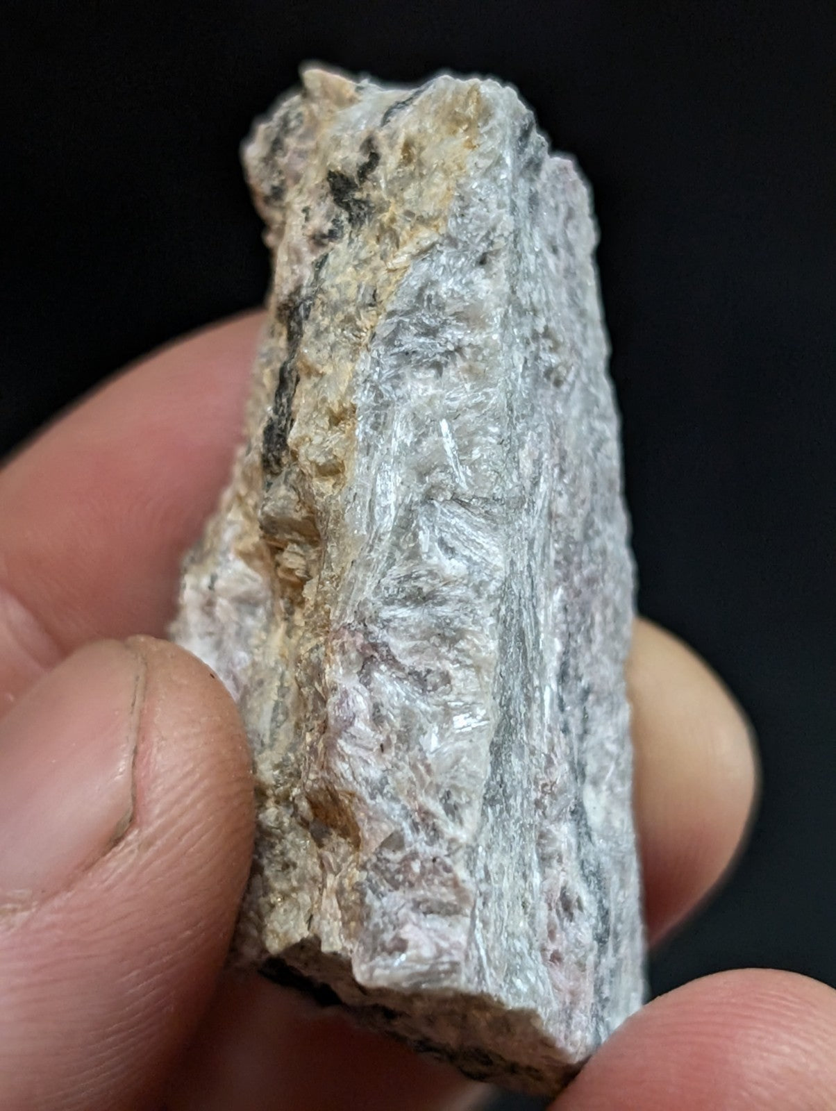 Very Rare Miserite + Wollastonite, Wilson Springs, Garland County, Arkansas, USA