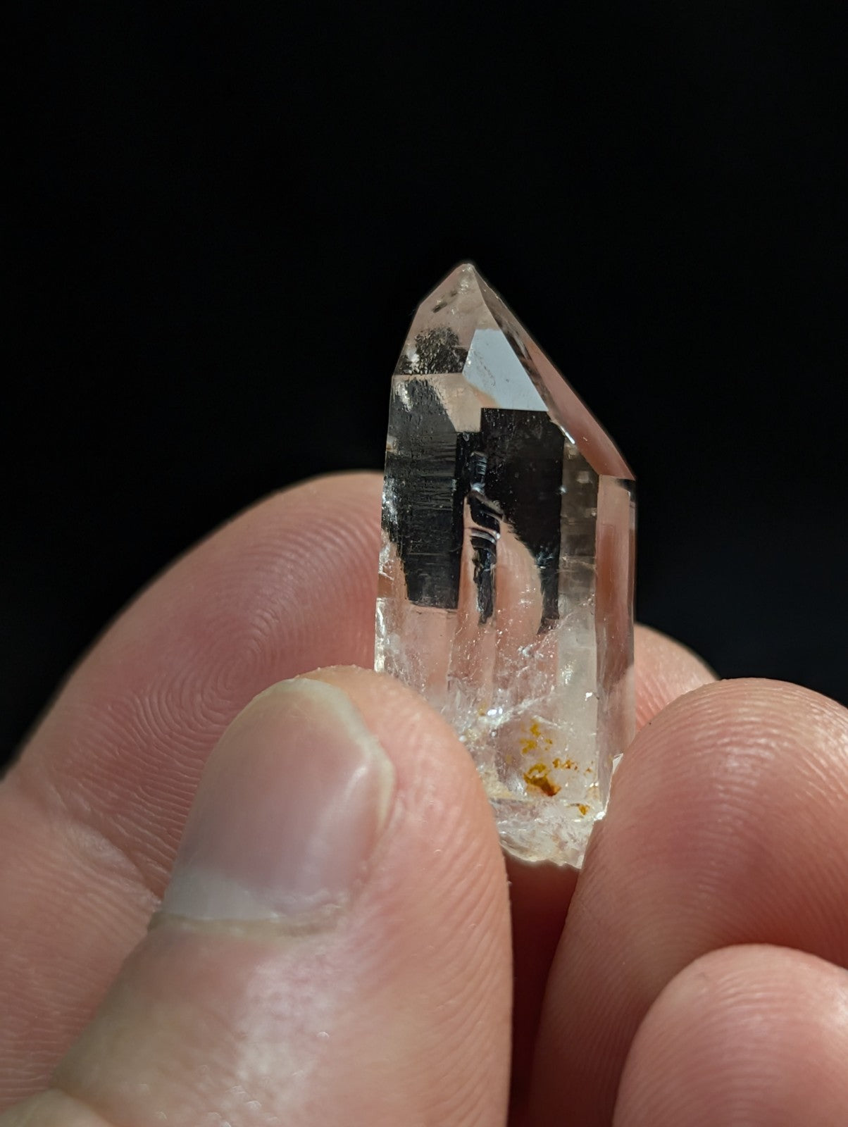 Set of 3 Arkansas Quartz Crystals w/excellent clarity, Unique & OOAK variety set