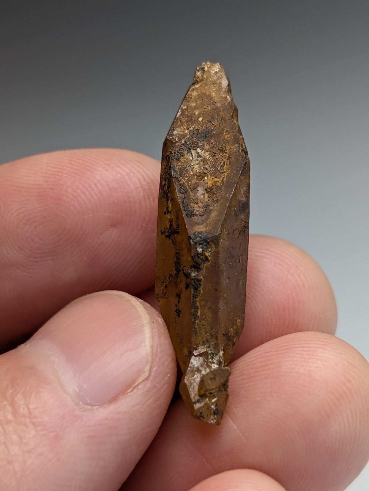 Unique Quartz Crystal Point, Double Terminated, Garland County, Arkansas, USA