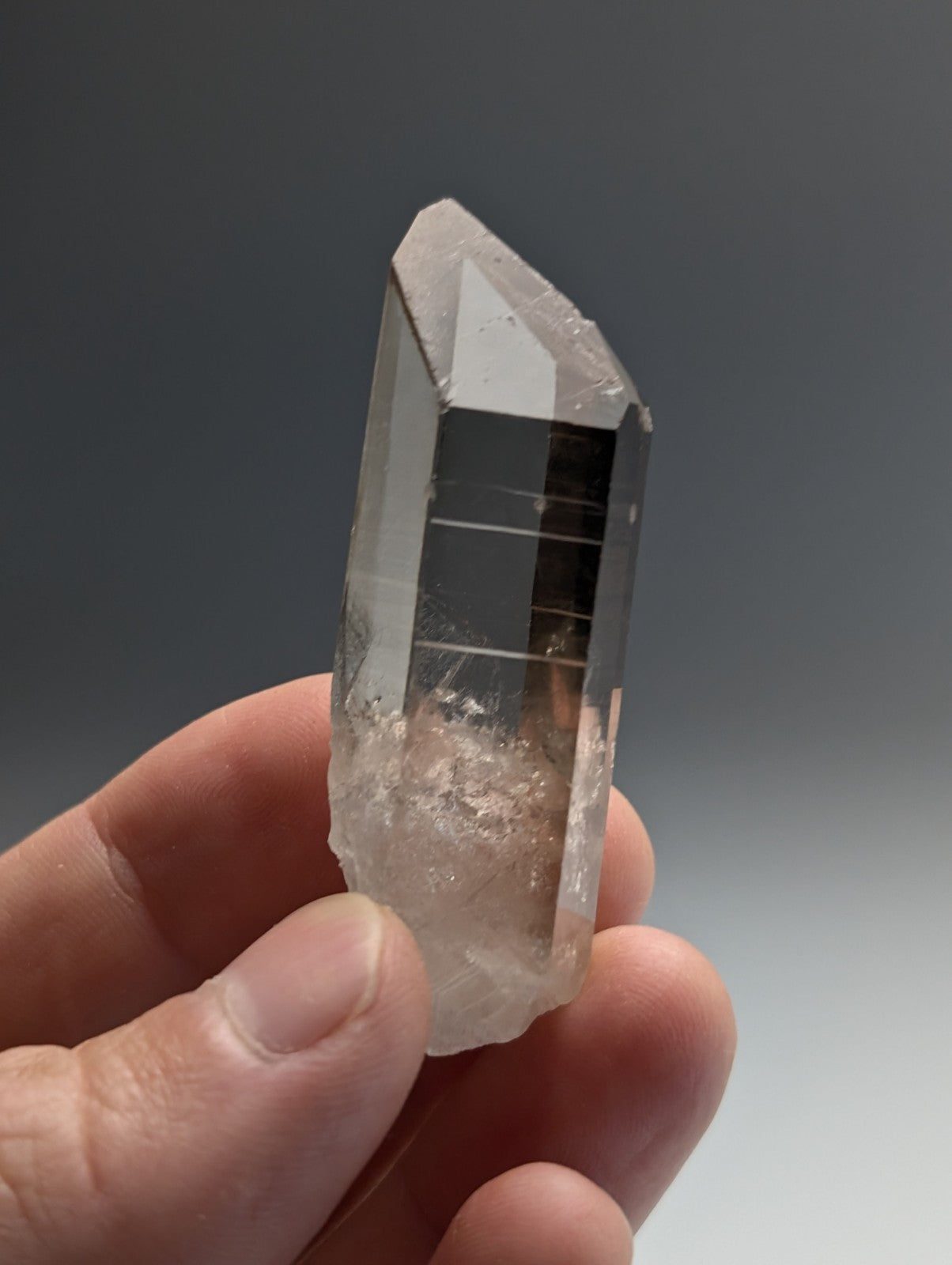 Natural Smoky Quartz Crystal w/ Very unique inclusions, Garland County, Arkansas