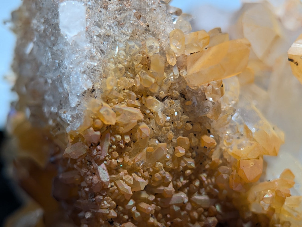 Pyramid Quartz Crystal Cluster, w/ photo case/mount, Montgomery County, Arkansas