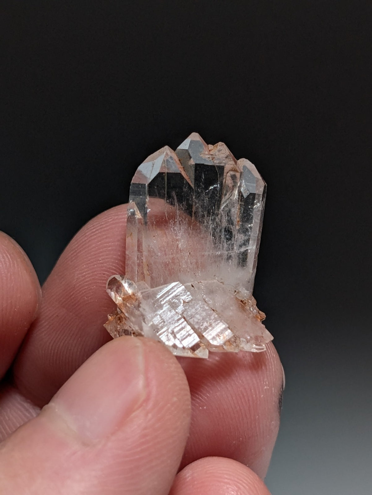 Unique Quartz Crystal Oddity, Double Terminated, Montgomery County, Arkansas
