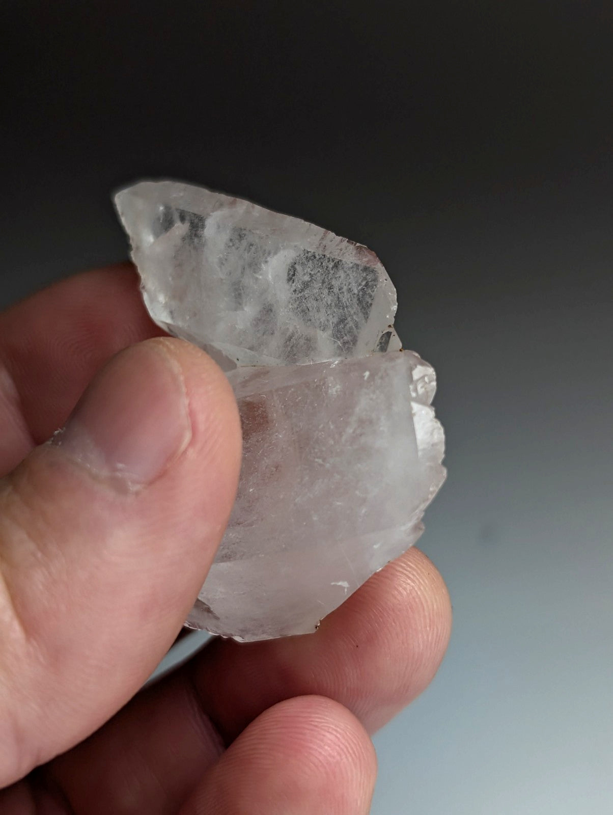 Unique Quartz Crystal "Floater" Point, Old Stock, Montgomery County, Arkansas