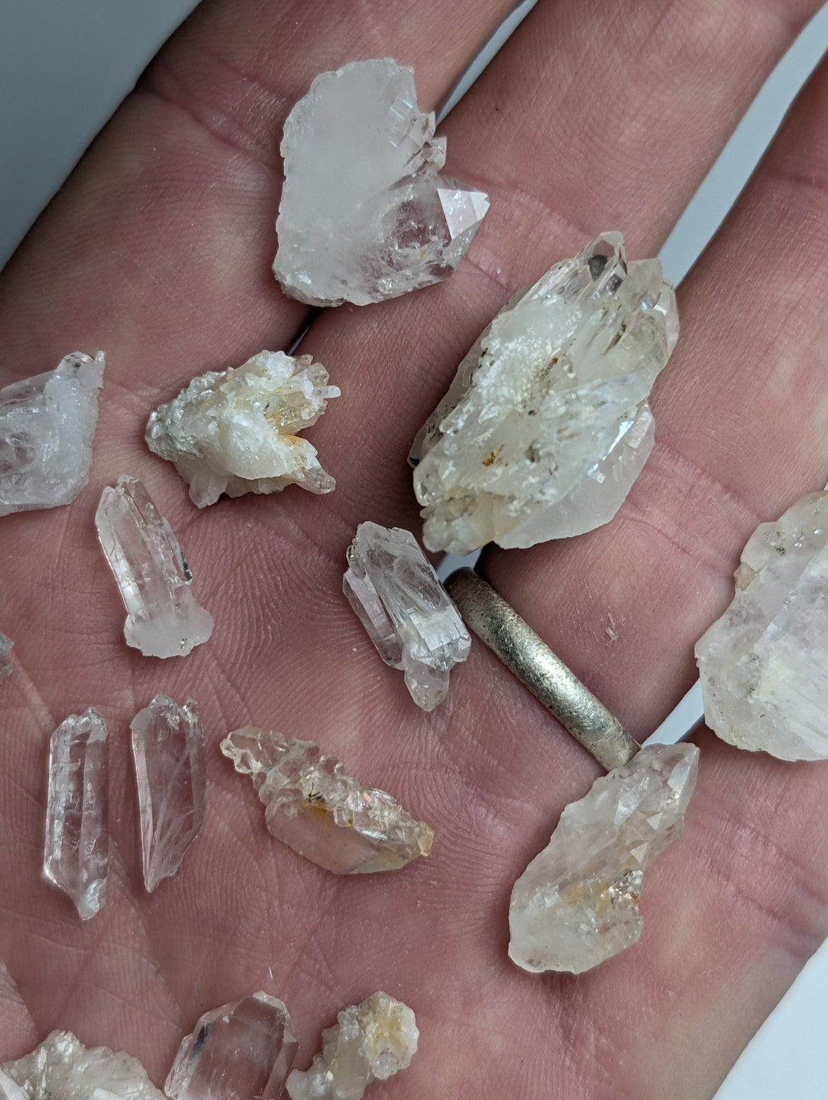 Small Solution Quartz + Cookeite, OOAK Set of x21, Saline County, Arkansas